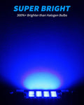 Yorkim Super Bright 578 Festoon LED Bulb Blue 16-SMD 4014 Chipset 212-2 Dome Light Led, 41mm 42mm LED Bulb Canbus Error Free, LED Interior Light Map Light 211-2 LED Bulb, Pack of 2