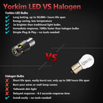 Yorkim 1156 LED Bulb BA15S 1003 1141 LED Bulb for Back Up Reverse Tail Brake Lights