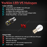 Yorkim 1156 LED Bulb BA15S 1003 1141 LED Bulb for Back Up Reverse Tail Brake Lights