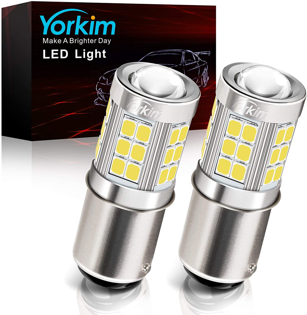 maksimere Tilpasning Långiver Yorkim 1157 LED Bulb 2357 2057 7528 BAY15D Led Reverse Blinker Brake T