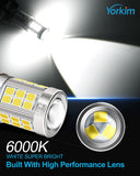 Yorkim 1157 LED Bulb 2357 2057 7528 BAY15D Led Reverse Blinker Brake Tail Lights