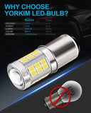 Yorkim 1157 LED Bulb 2357 2057 7528 BAY15D Led Reverse Blinker Brake Tail Lights