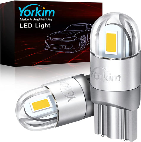 Yorkim 194 LED Bulbs T10 192 168 2825 Led Interior Lights Trunk License Plate Lights