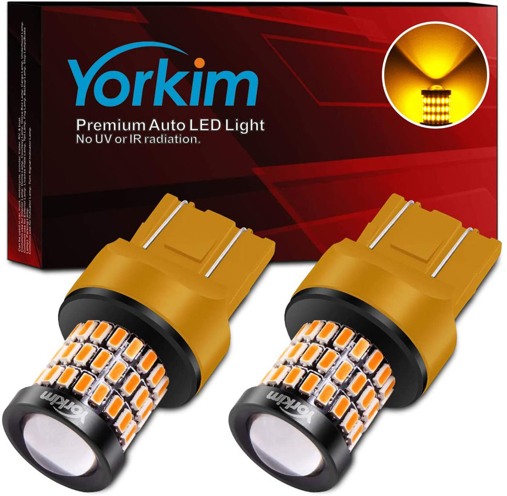 Yorkim 7440 Led Bulb T20 7441 7443 for Backup Reverse Brake Tail Turn  Signal Light