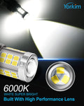 Yorkim 3157 LED Bulb, super bright 3156 led bulb 3056 3057 4157 bulb led 3157 Replacement for led Reverse Blinker Brake Tail Lights