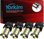 Yorkim 3157 LED Light Bulbs White Super Bright, 3056 3156 3156A 3057 4057 3157 4157 T25 LED Bulbs for Brake Lights, Backup Reverse Lights, Reverse Tail Lights