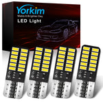 YORKIM 194 LED BULB WHITE, INTERIOR LIGHTS FOR W5W 168 2825 T10 (24-SMD 3014)