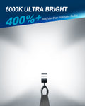 Yorkim 194 LED Bulb White T10 168 LED Replacement Bulbs for License Plate Lights, Error Free