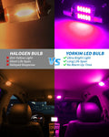 Yorkim DE3022 LED Bulb 31mm Festoon LED Bulb 3022 LED For Car Interior dome map Lights