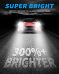 Yorkim H4 9003 LED Headlight Bulbs Canbus Ready  HB2 Led Headlight Bulb 6500K Xenon Pack of 2(9003-canbus)