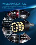 Yorkim 194 LED Bulb White T10 168 LED Replacement Bulbs for License Plate Lights, Error Free