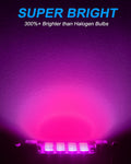 Yorkim Super Bright 578 Festoon LED Bulb Pink 41mm 42mm LED Bulb Canbus Error Free 16-SMD 4014 Chipset, 212-2 Dome Light Led MAP Light, Pack of 4