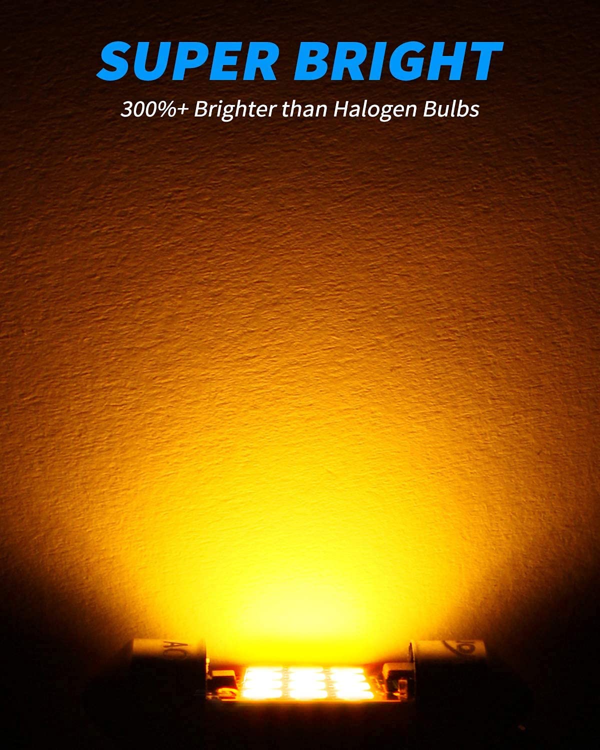 Yorkim 6418 LED Bulb Canbus Error Free 36mm Festoon LED Bulb C5W LED Bulb
