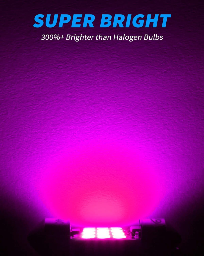 Yorkim 6418 LED Bulb Canbus Error Free 36mm Festoon LED Bulb C5W LED B