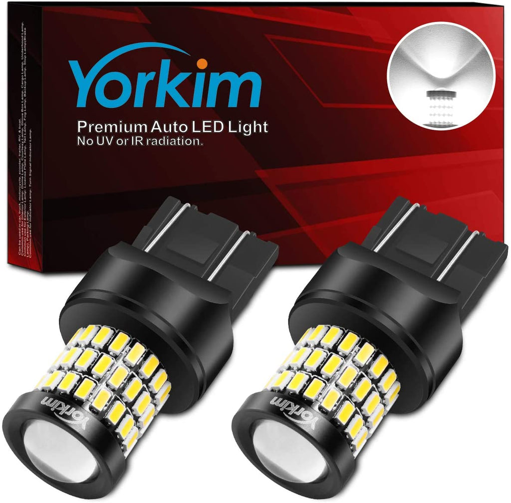 Yorkim 7440 Led Bulb T20 7441 7443 for Backup Reverse Brake Tail Turn  Signal Light