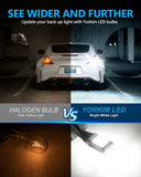 Yorkim 921 LED Bulb CANBUS Error Free Brake Light Bulbs 921 LED Bulb Reverse Light