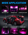 Yorkim DE3022 LED Bulb 31mm Festoon LED Bulb pink Super Bright CANBUS 10-SMD 4014 Chipsets, 3175 LED Bulb, DE3175 LED Bulb, 3022 LED for Car Interior Dome map Lights