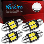Yorkim DE3022 LED Bulb 31mm Festoon LED Bulb White Super Bright CANBUS 10-SMD 4014 Chipsets, 3175 LED Bulb, DE3175 LED Bulb, 3022 LED for Car Interior Dome map Lights
