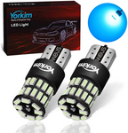 Yorkim 194 LED Bulb Ice blue, Error Free T10 168 192 2825 W5W LED Bulbs (36-SMD 3014)