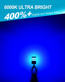 Yorkim 194 LED Bulb Blue, Error Free T10 168 192 2825 W5W LED Bulbs (36-SMD 3014)