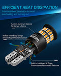 Yorkim 194 LED Bulb Amber, Error Free T10 168 192 2825 W5W LED Bulbs (36-SMD 3014)