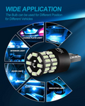 Yorkim 194 LED Bulb Ice blue, Error Free T10 168 192 2825 W5W LED Bulbs (36-SMD 3014)