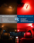 Yorkim 194 LED Bulb Red, Error Free T10 168 192 2825 W5W LED Bulbs  (36-SMD 3014)