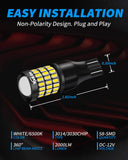 Yorkim T15 LED Bulb Backup Ligh Error Free 921 LED Bulb 912 906  W16W Reverse Lights