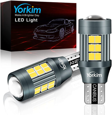 Yorkim 921 LED Bulb Reverse Lights Canbus 912 LED Bulb Back up Lights T15 LED Bulb White